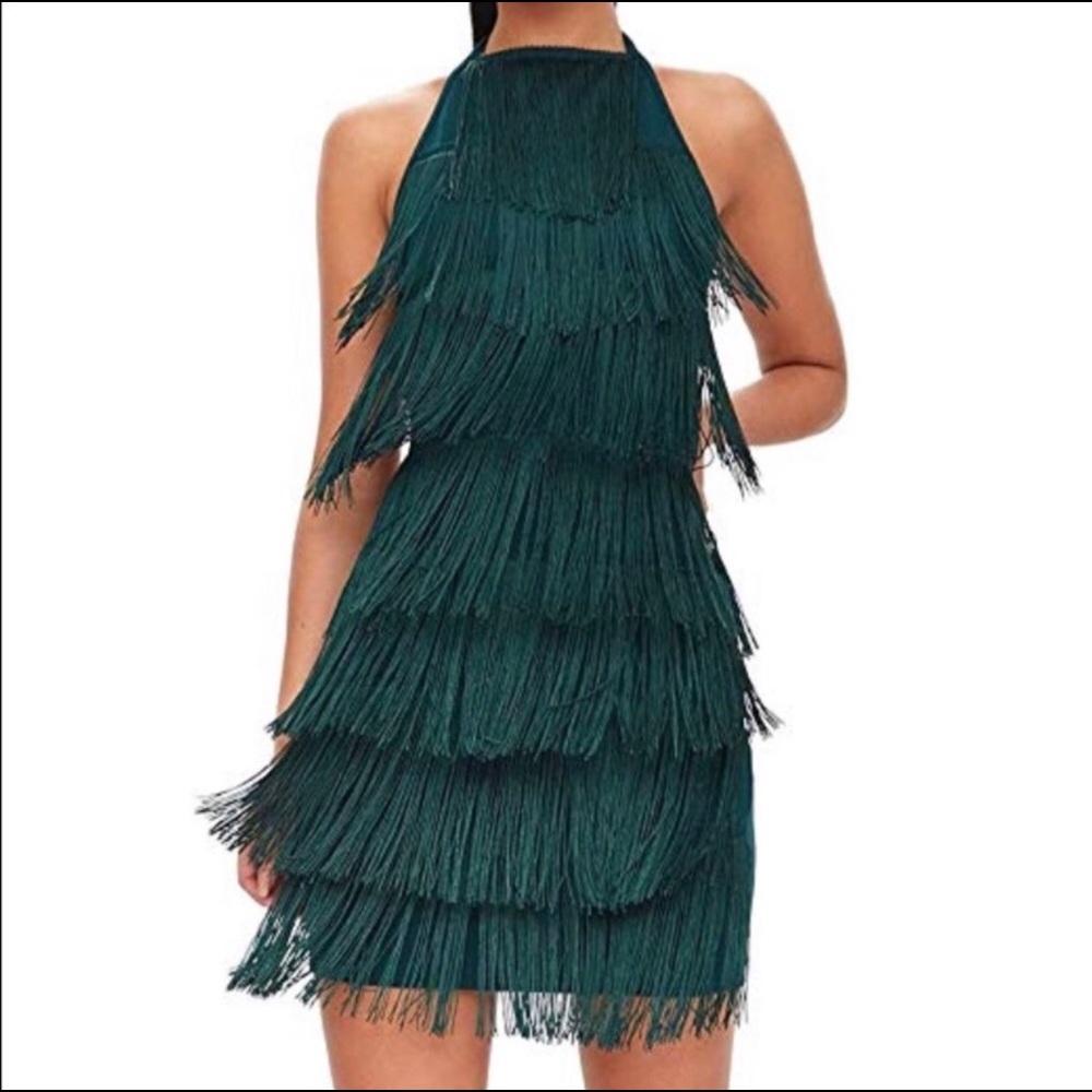 Gatsby Fringe Dress, with open back! 🌟